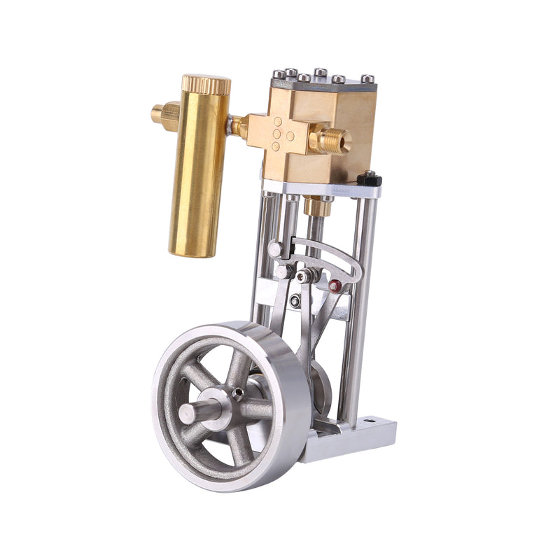 V1313 Mini Reversing Single-Cylinder Steam Engine Vertical Model Kits for Beginner - stirlingkit