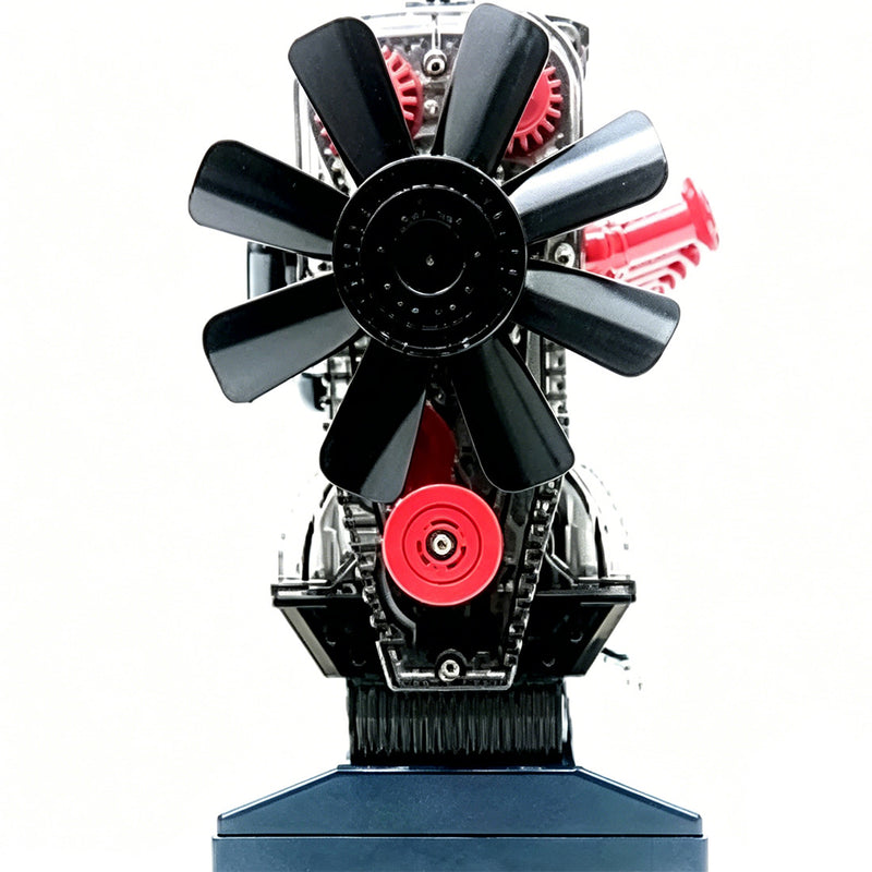 Visible Inline 6 Engine Model Kits - Build Your Own STEM Straight Six Engine that Runs Kit for Adults & Kids - stirlingkit