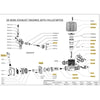 VRX Racing SH.28 4.57cc Side Exhaust Engine with Pull Starter for 1/8 Scale Nitro RC Car