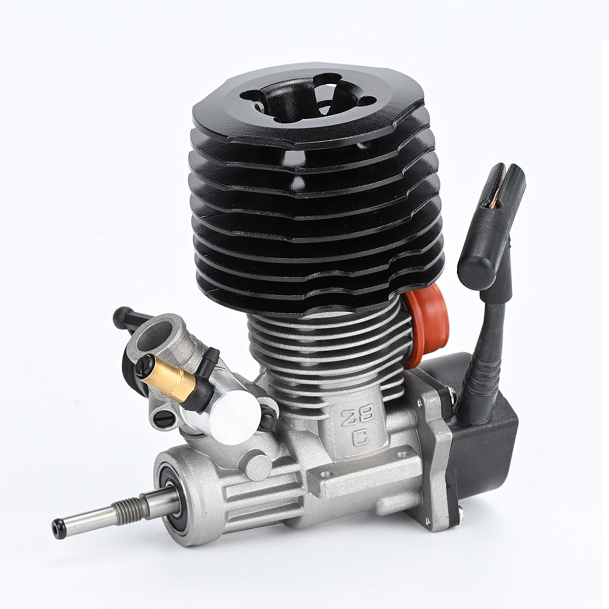 VRX Racing SH.28 4.57cc Side Exhaust Engine with Pull Starter for 1/8 Scale Nitro RC Car - stirlingkit