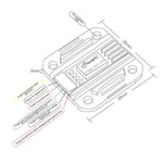 VT5804-BAT Lite 5.8G Audio Video Transmitter Module for HEEWING T1 T2 VTOL Fixed-Wing Aircraft - stirlingkit