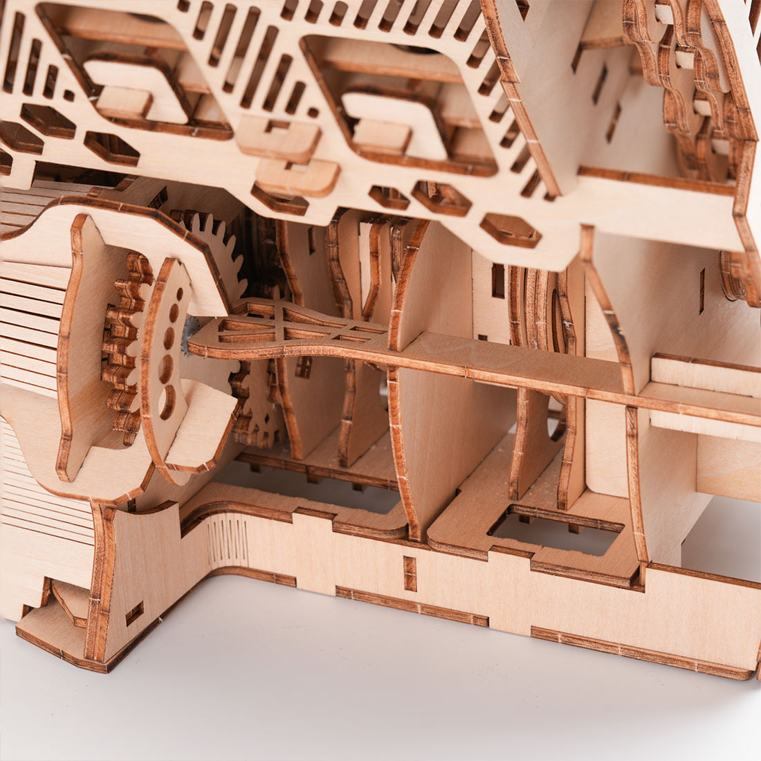 W12 Engine Model Kits That Runs 1400+PCS Iconic 3D Wooden Mechanical Car Engine Model - stirlingkit