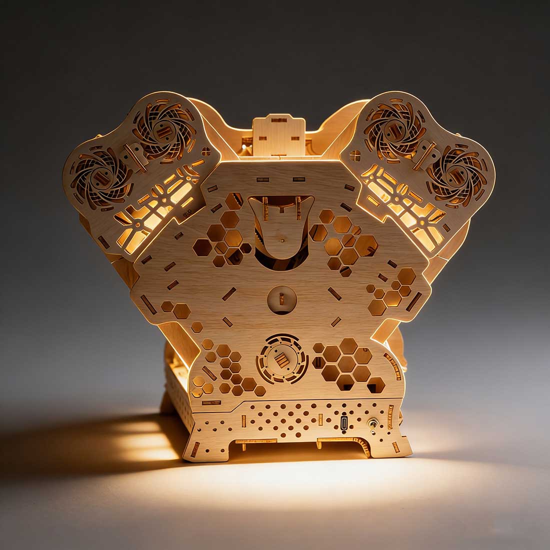 W12 Engine Model Kits That Runs 1400+PCS Iconic 3D Wooden Mechanical Car Engine Model - stirlingkit