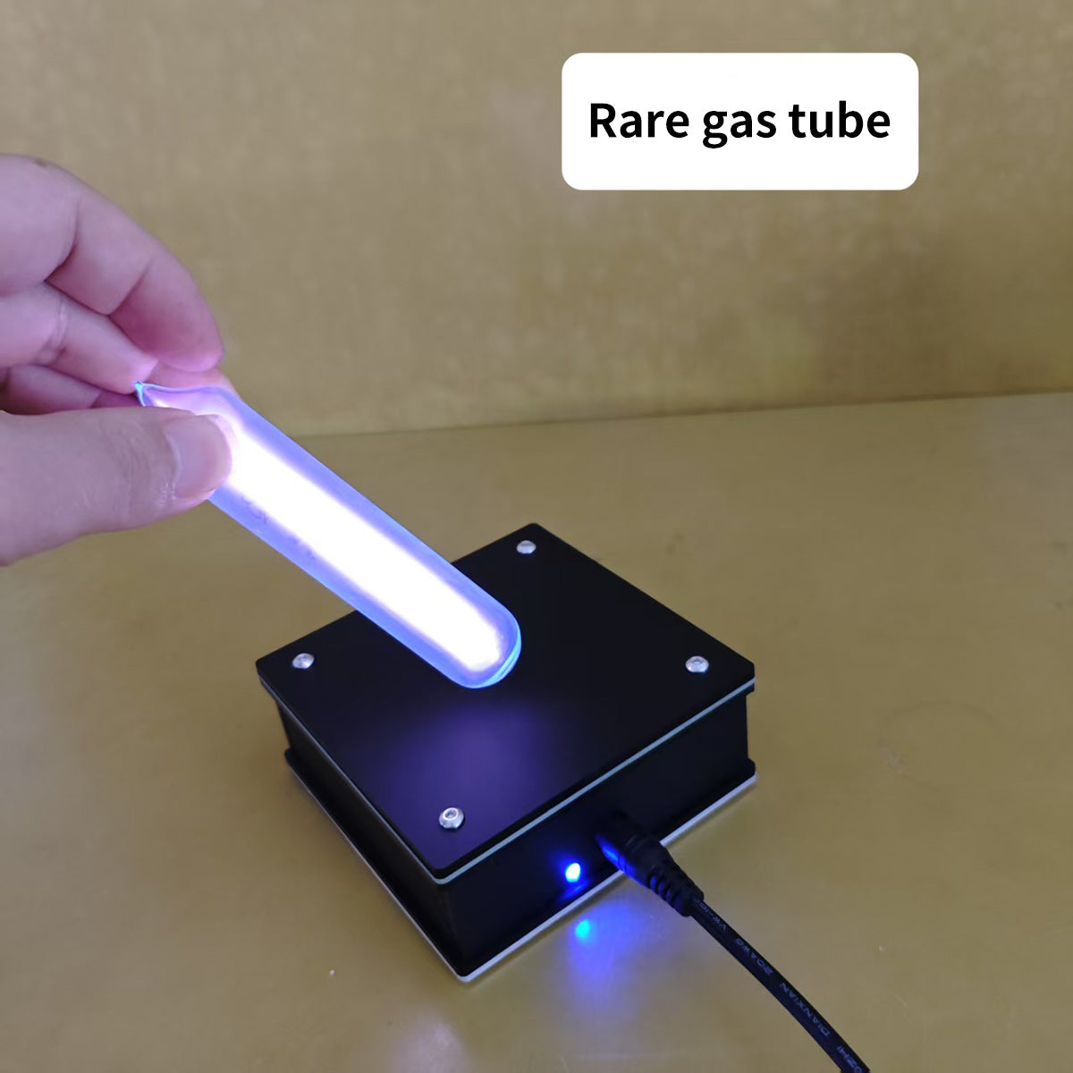 Wireless Flat Tesla Coil Lamp Base Lighting Device Tech Toy - stirlingkit