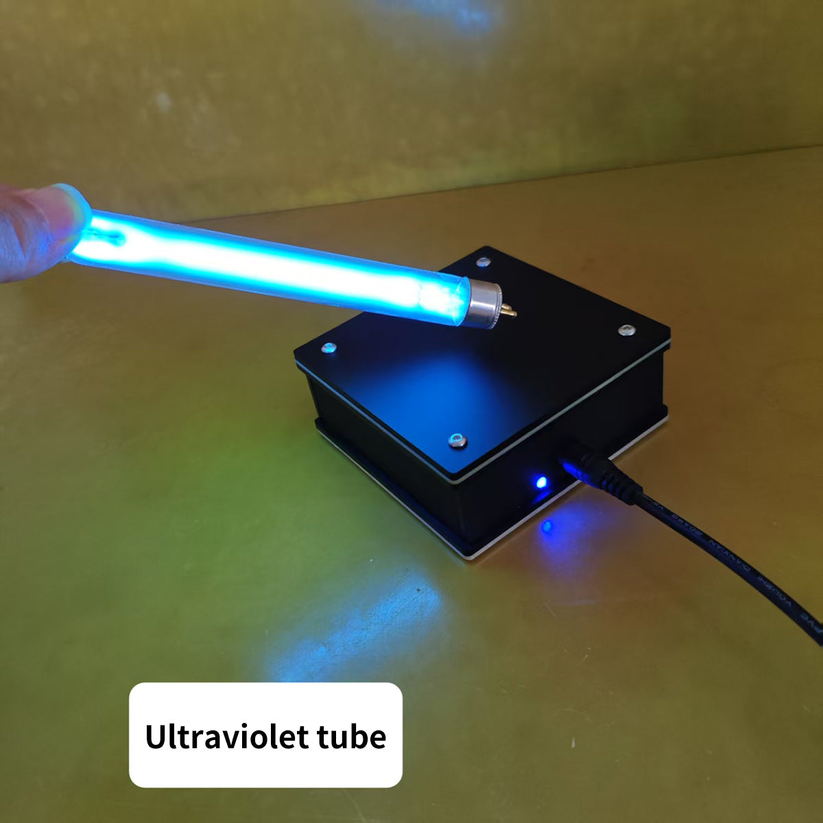 Wireless Flat Tesla Coil Lamp Base Lighting Device Tech Toy - stirlingkit