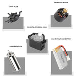 WL-K160 EC-145 160-Class 2.4G 4CH Scale Rescue RC Helicopter Model RTF Beginner Plane Under $100