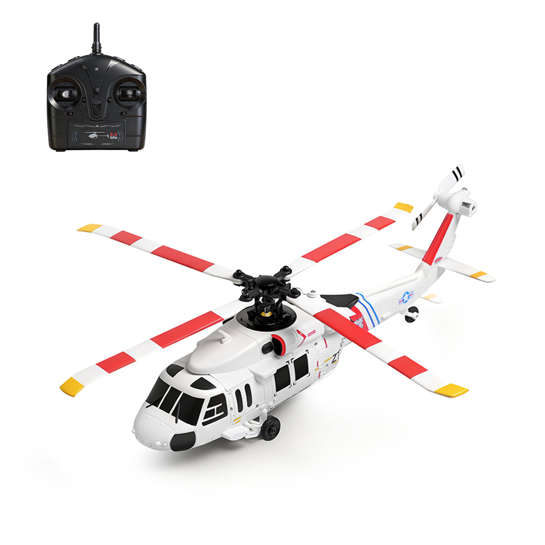 WL K270 UH-60L 2.4G 4CH 170-Class RC Helicopter RTF 4-Rotor Flybarless Optical Flow - stirlingkit