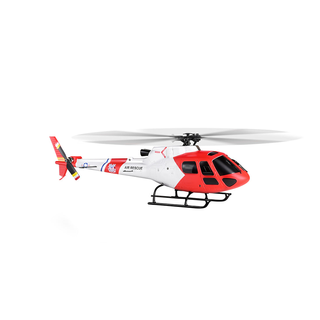 WLToys AS350 2.4G 4CH RTF Micro RC Helicopter Model Optical Flow K150 Air Rescue - stirlingkit