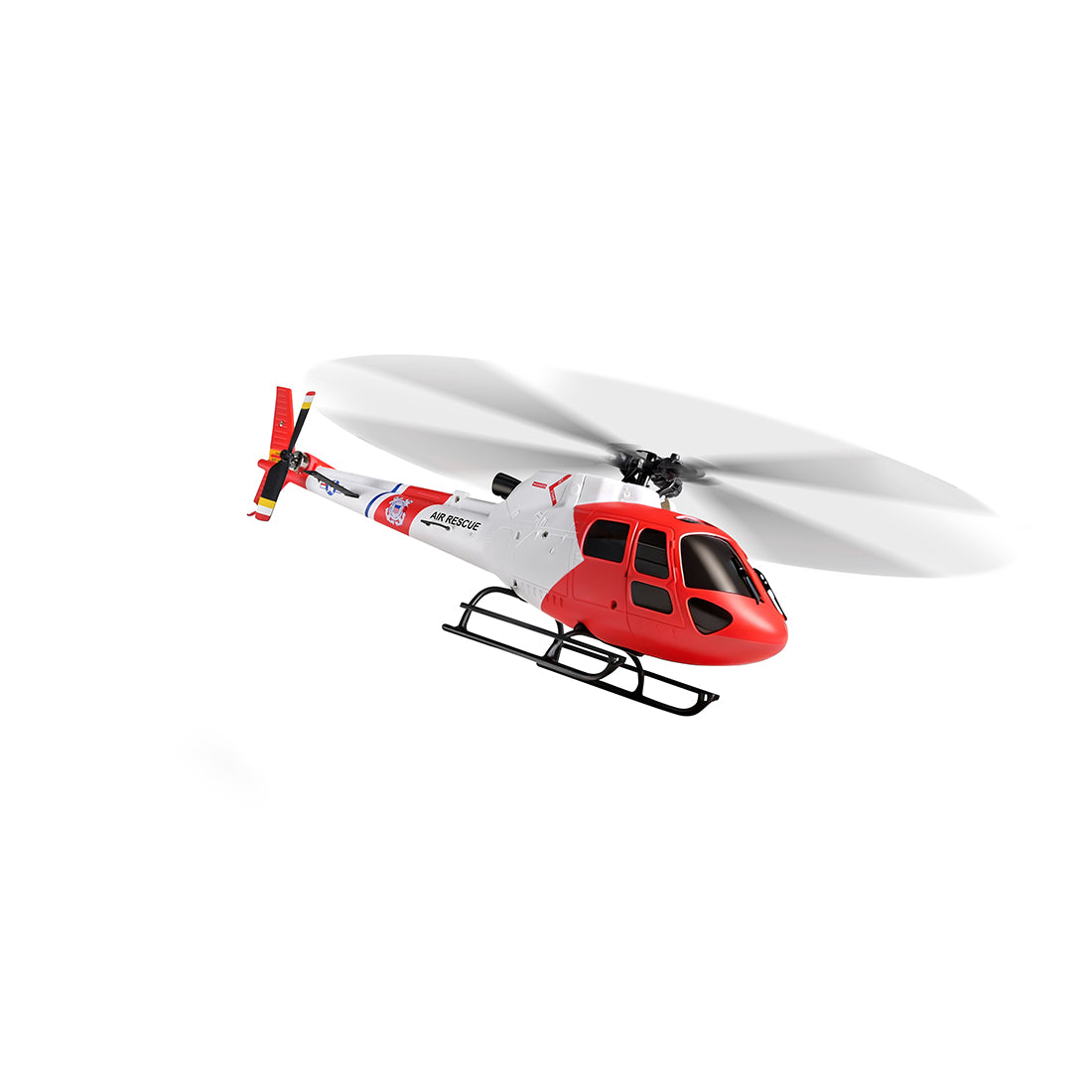WLToys AS350 2.4G 4CH RTF Micro RC Helicopter Model Optical Flow K150 Air Rescue - stirlingkit