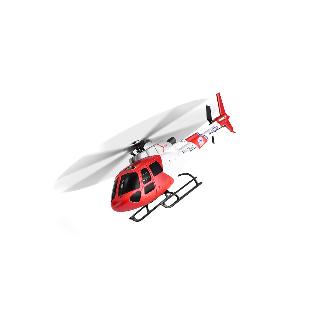 WLToys AS350 2.4G 4CH RTF Micro RC Helicopter Model Optical Flow K150 Air Rescue - stirlingkit