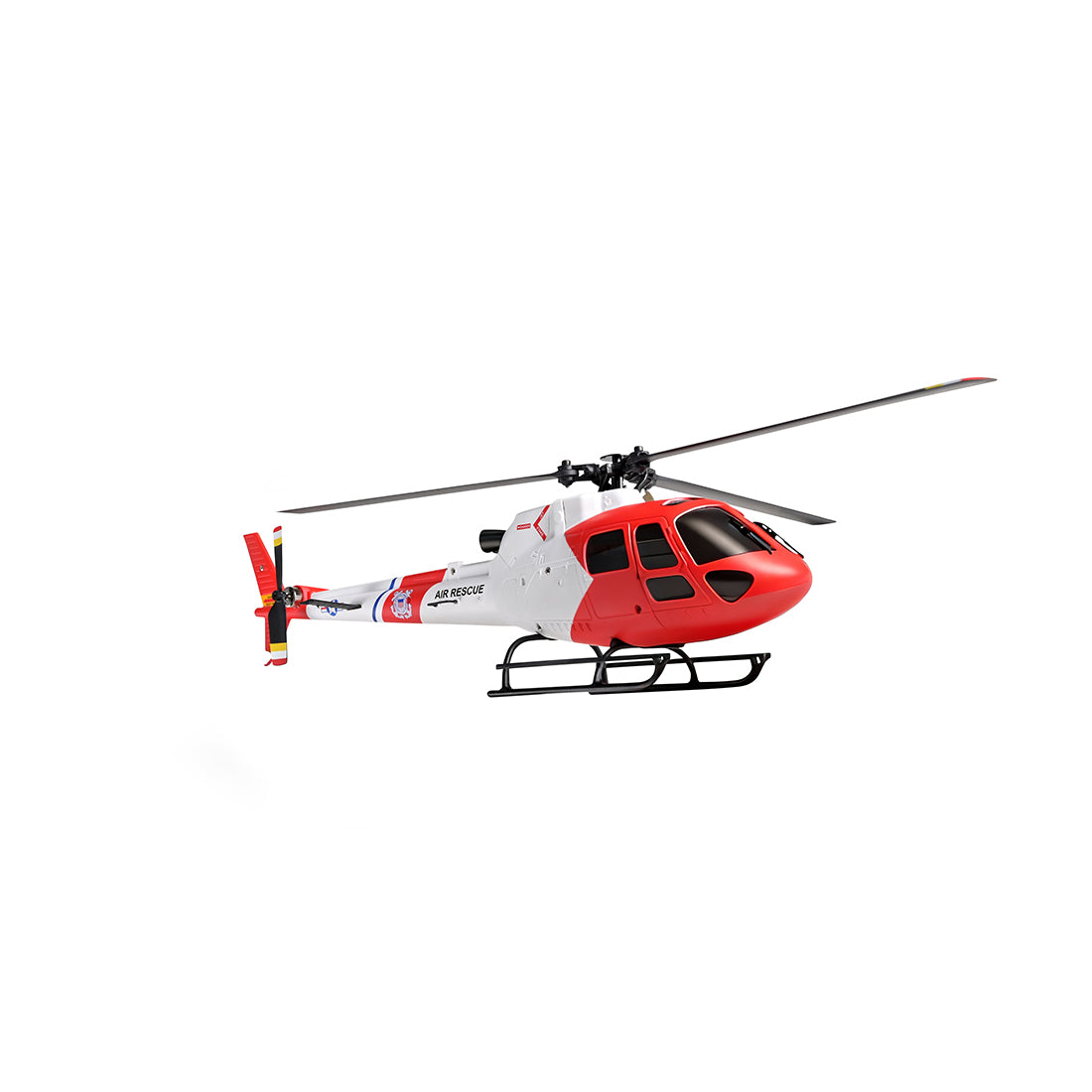 WLToys AS350 2.4G 4CH RTF Micro RC Helicopter Model Optical Flow K150 Air Rescue - stirlingkit