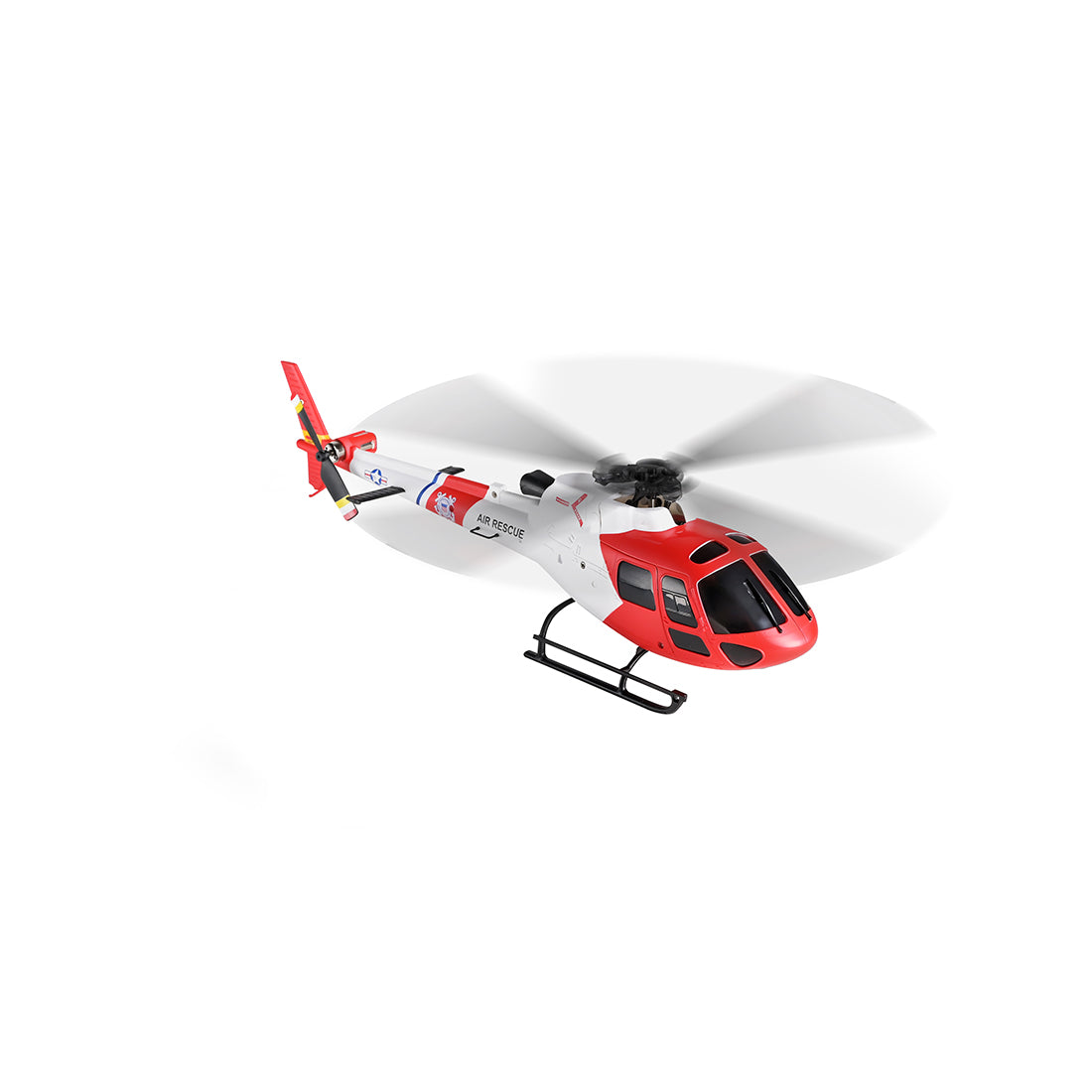 WLToys AS350 2.4G 4CH RTF Micro RC Helicopter Model Optical Flow K150 Air Rescue - stirlingkit
