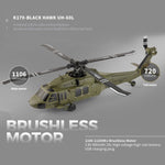 WLTOYS XK 170 Blackhawk UH-60L RC Helicopter With Landing Pad and Display Stand K170 - stirlingkit