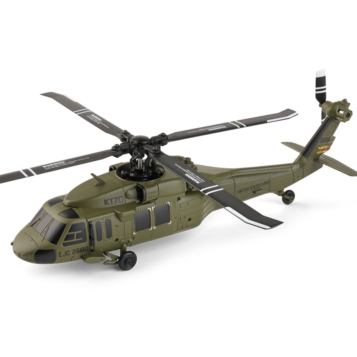 WLTOYS XK 170 Blackhawk UH-60L RC Helicopter With Landing Pad and Display Stand K170 - stirlingkit