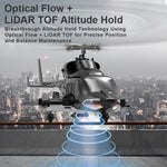 WOLFBUSH AW-911 Airwolf 1/34 Scale RC Helicopter Smart GPS 2.4G 9CH 6G/3D Stunt RC Airplane - stirlingkit