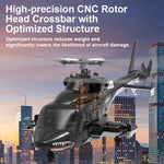 WOLFBUSH AW-911 Airwolf 1/34 Scale RC Helicopter Smart GPS 2.4G 9CH 6G/3D Stunt RC Airplane - stirlingkit