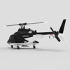 WOLFBUSH AW-911 Airwolf 1/34 Scale RC Helicopter Smart GPS 2.4G 9CH 6G/3D Stunt RC Airplane - stirlingkit