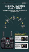 WOLFBUSH AW-911 Airwolf 1/34 Scale RC Helicopter Smart GPS 2.4G 9CH 6G/3D Stunt RC Airplane - stirlingkit