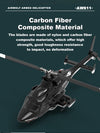 WOLFBUSH AW-911 Airwolf 1/34 Scale RC Helicopter Smart GPS 2.4G 9CH 6G/3D Stunt RC Airplane - stirlingkit