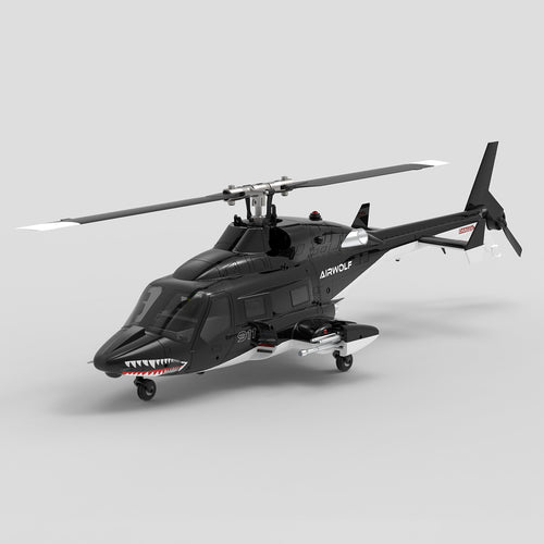 WOLFBUSH AW-911 Airwolf 1/34 Scale RC Helicopter Smart GPS