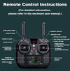 WOLFBUSH AW-911 Airwolf 1/34 Scale RC Helicopter Smart GPS 2.4G 9CH 6G/3D Stunt RC Airplane - stirlingkit