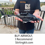 WOLFBUSH AW-911 Airwolf 1/34 Scale RC Helicopter Smart GPS 2.4G 9CH 6G/3D Stunt RC Airplane - stirlingkit