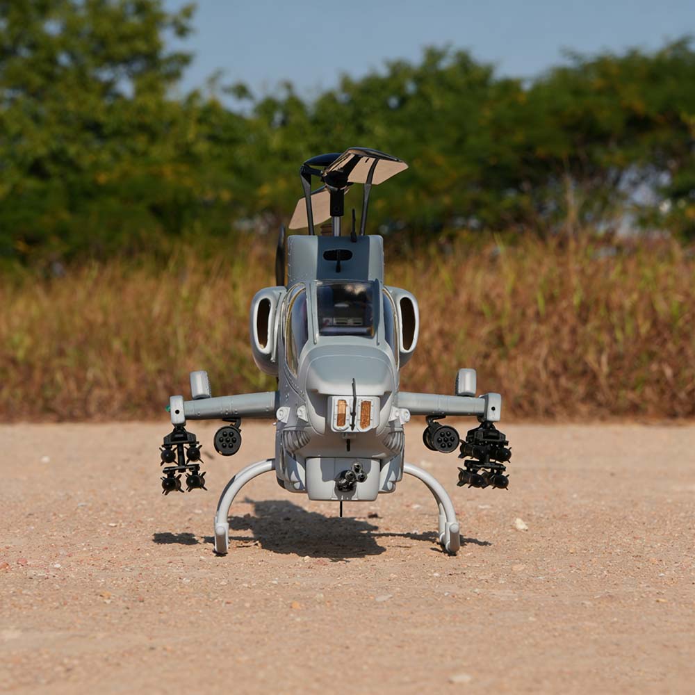WOLFBUSH & ROBAN AH-1W Cobra 470-Class Military GPS Large RC Helicopter Model 2.4G 6CH - stirlingkit
