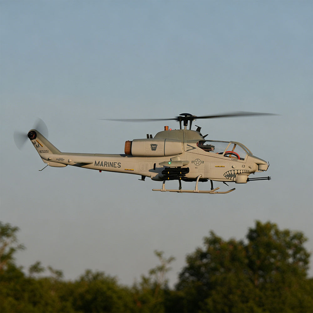 WOLFBUSH & ROBAN AH-1W Cobra 470-Class Military GPS Large RC Helicopter Model 2.4G 6CH - stirlingkit