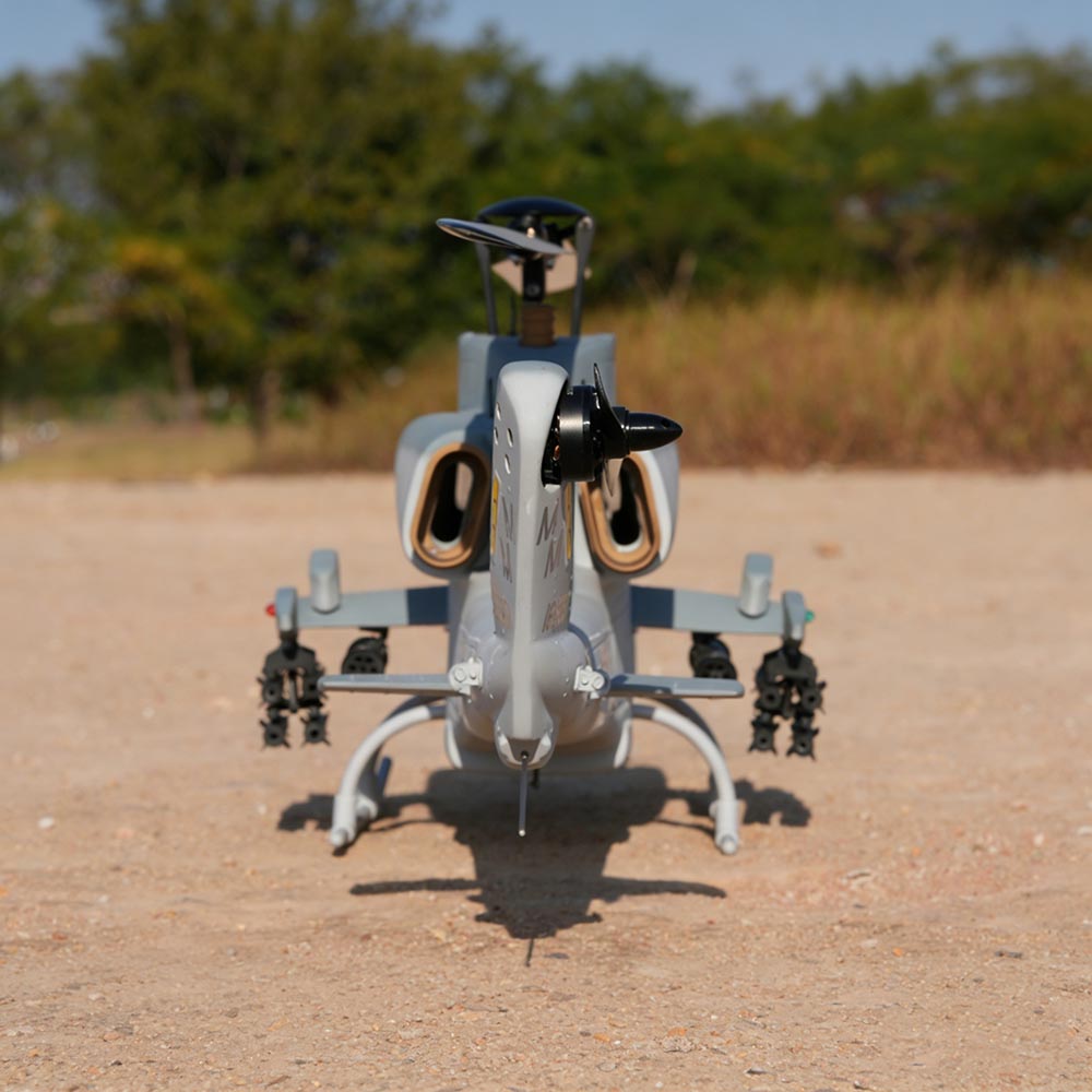 WOLFBUSH & ROBAN AH-1W Cobra 470-Class Military GPS Large RC Helicopter Model 2.4G 6CH - stirlingkit