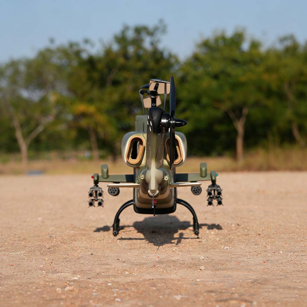 WOLFBUSH & ROBAN AH-1W Cobra 470-Class Military GPS Large RC Helicopter Model 2.4G 6CH - stirlingkit
