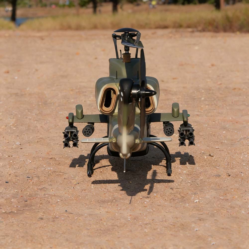 WOLFBUSH & ROBAN AH-1W Cobra 470-Class Military GPS Large RC Helicopter Model 2.4G 6CH - stirlingkit