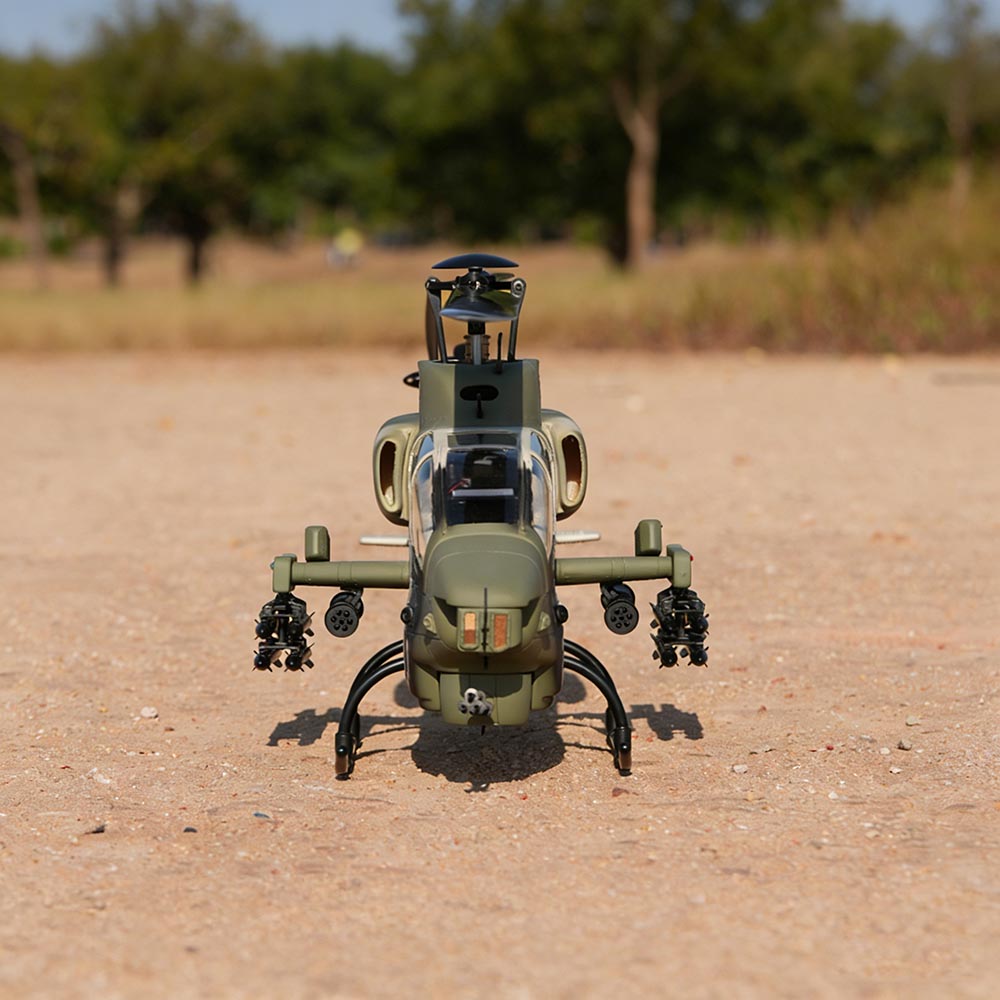WOLFBUSH & ROBAN AH-1W Cobra 470-Class Military GPS Large RC Helicopter Model 2.4G 6CH - stirlingkit
