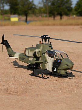 WOLFBUSH & ROBAN AH-1W Cobra 470-Class Military GPS Large RC Helicopter Model 2.4G 6CH
