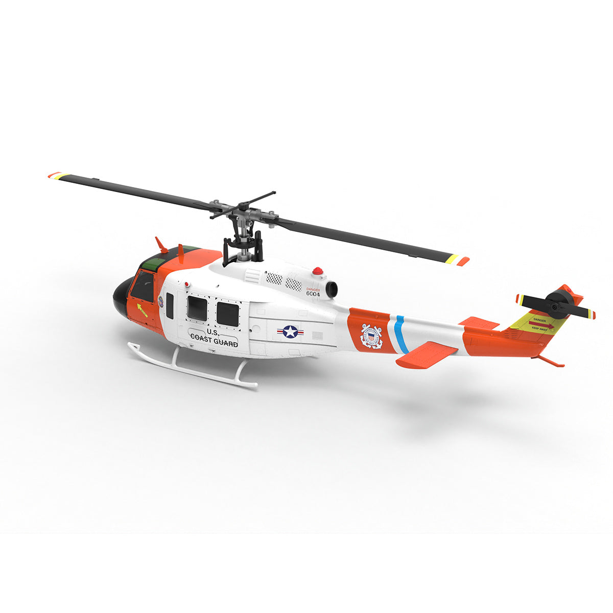 WOLFBUSH × YU XIANG F07S Micro Scale F07S UH-1 Huey 1/34 RTF GPS Rescue RC Helicopter - stirlingkit
