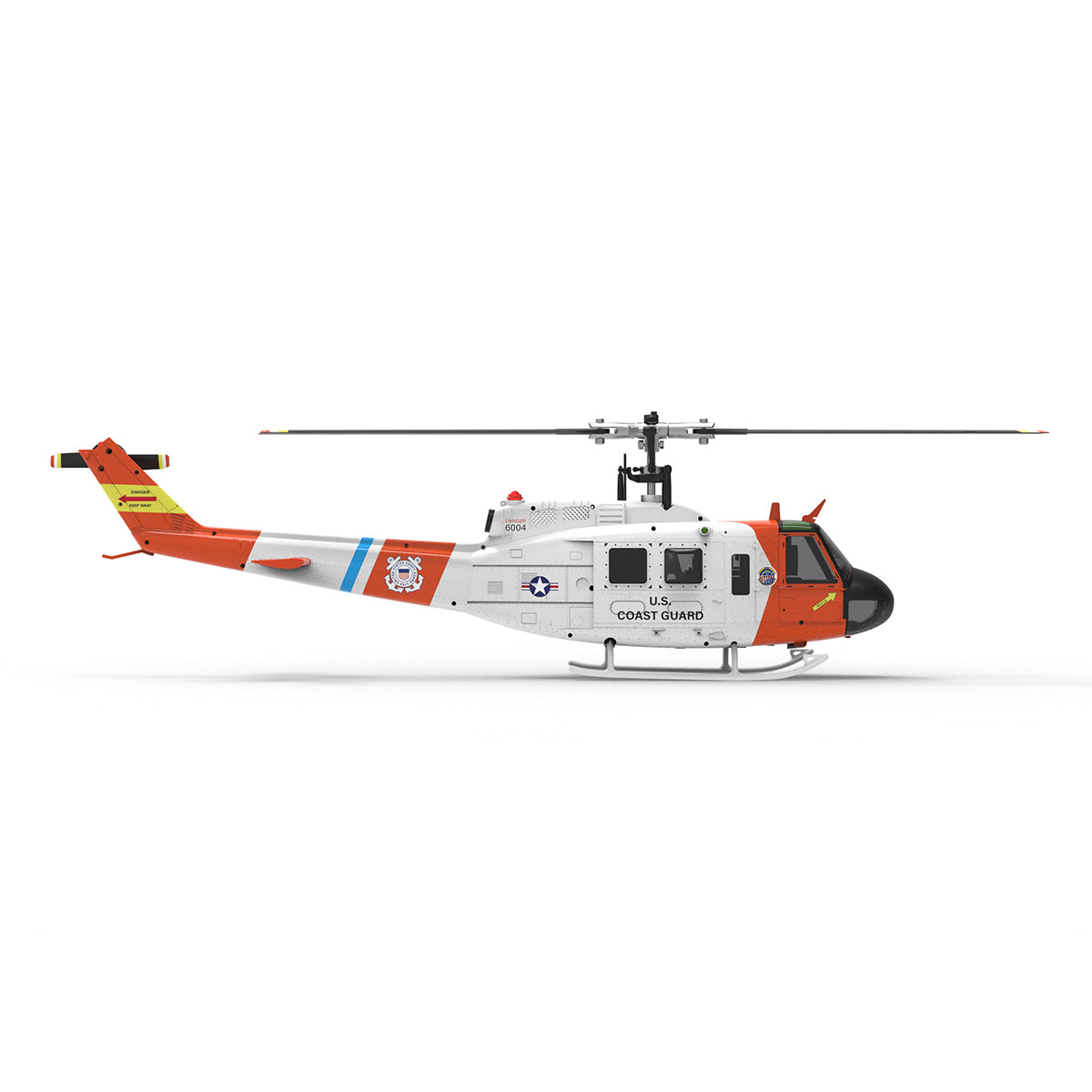 WOLFBUSH × YU XIANG F07S Micro Scale F07S UH-1 Huey 1/34 RTF GPS Rescue RC Helicopter - stirlingkit