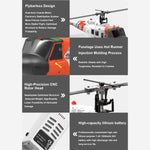 WOLFBUSH × YU XIANG F07S Micro Scale F07S UH-1 Huey 1/34 RTF GPS Rescue RC Helicopter