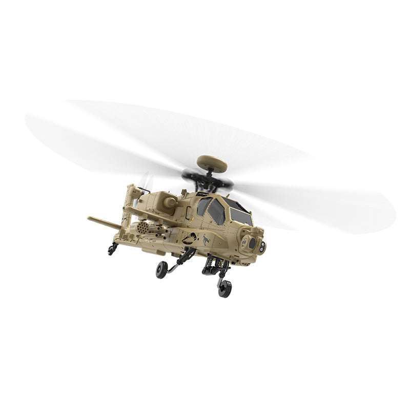 WOLFBUSH & YU XIANG F11-N AH64 RC Apache Attack Helicopter 6G/3D with Optical Flow Altitude 1/32 Hold RTF - stirlingkit