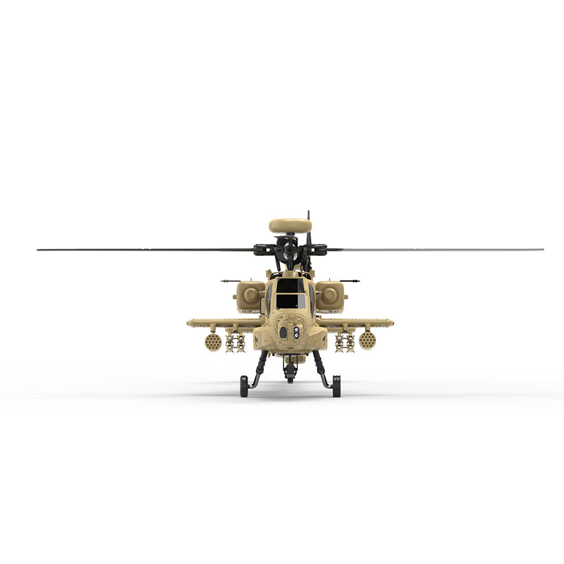 WOLFBUSH & YU XIANG F11-N AH64 RC Apache Attack Helicopter 6G/3D with Optical Flow Altitude 1/32 Hold RTF - stirlingkit