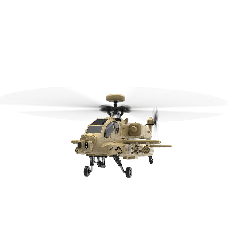 WOLFBUSH & YU XIANG F11-N AH64 RC Apache Attack Helicopter 6G/3D with Optical Flow Altitude 1/32 Hold RTF - stirlingkit