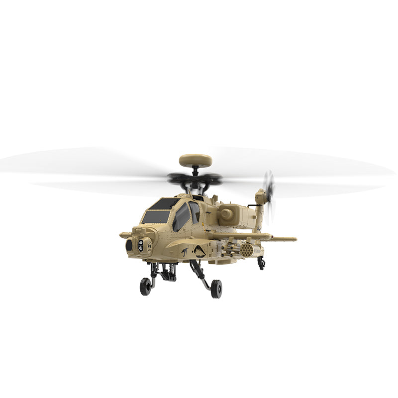 WOLFBUSH & YU XIANG F11-N AH64 RC Apache Attack Helicopter 6G/3D with Optical Flow Altitude 1/32 Hold RTF - stirlingkit