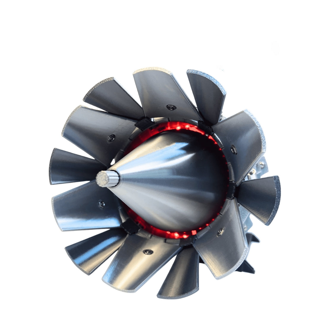 Working J79 Cold War Turbojet Engine Model with Adjustable Exhaust Nozzle - stirlingkit
