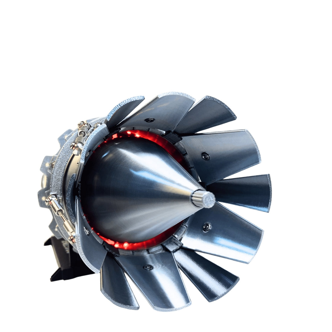 Working J79 Cold War Turbojet Engine Model with Adjustable Exhaust Nozzle - stirlingkit