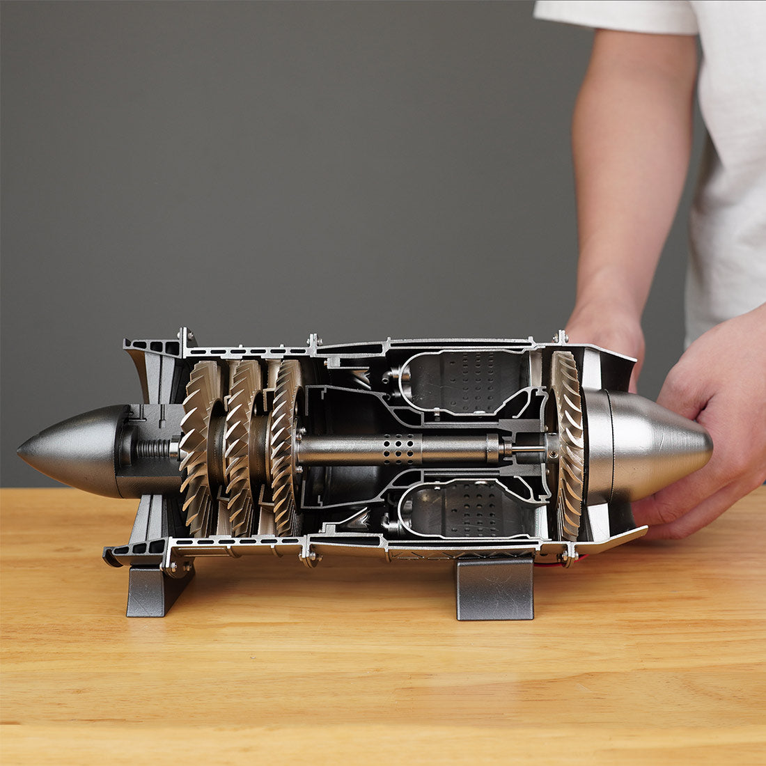 WP-85 Working DIY Assembly Turbojet Engine Kits That Runs 3D Printing Simulation - stirlingkit