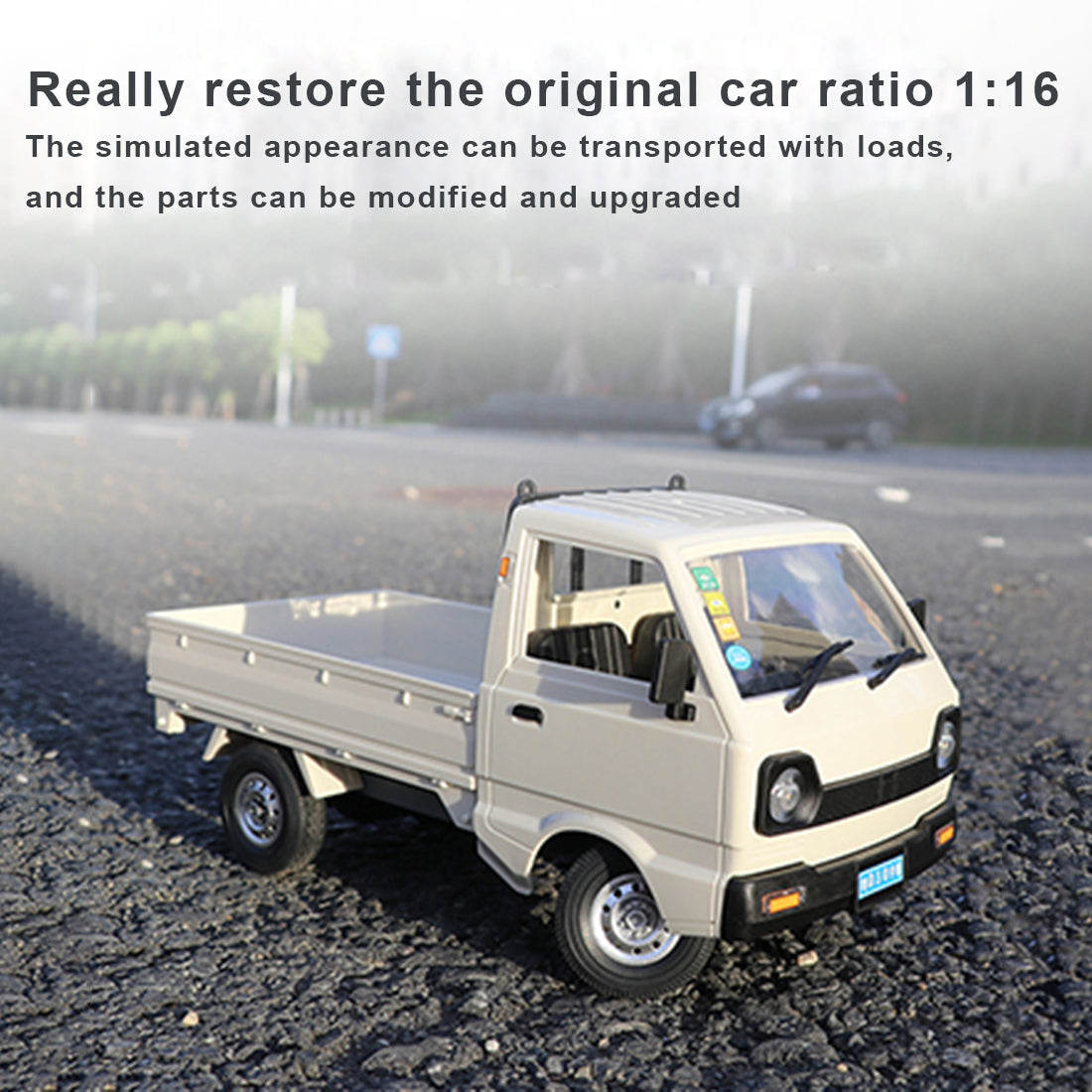WPL D12 WPL D12 Mini Truck 1/16 2.4Ghz RC Car Pickup truck for Him - stirlingkit