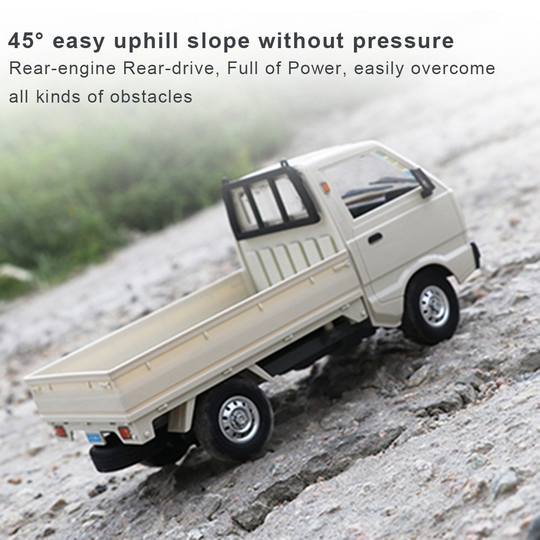 WPL D12 WPL D12 Mini Truck 1/16 2.4Ghz RC Car Pickup truck for Him - stirlingkit