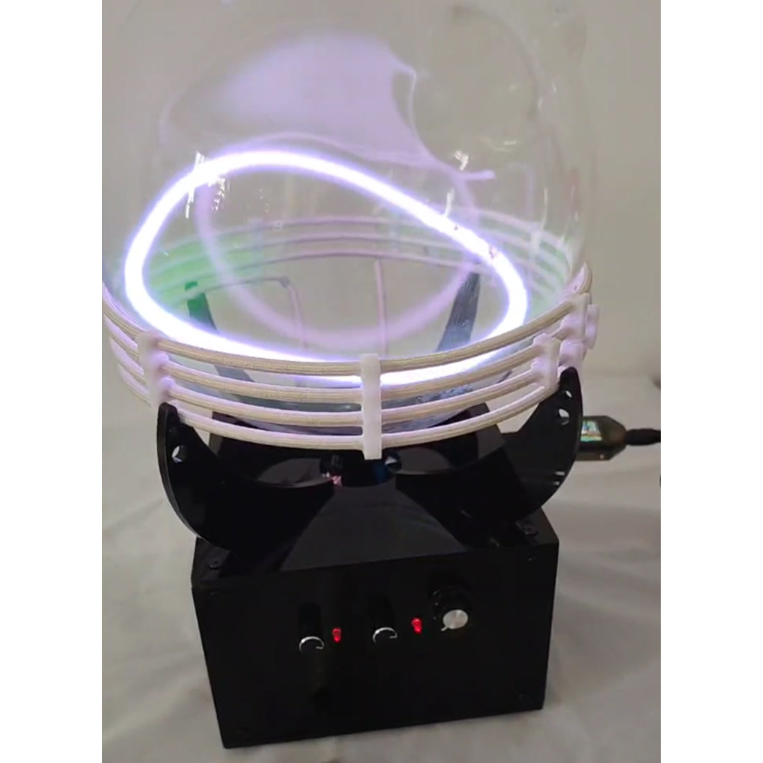Xenon Gas Plasma Bead Generator Glow Ring Reactor Globe - stirlingkit