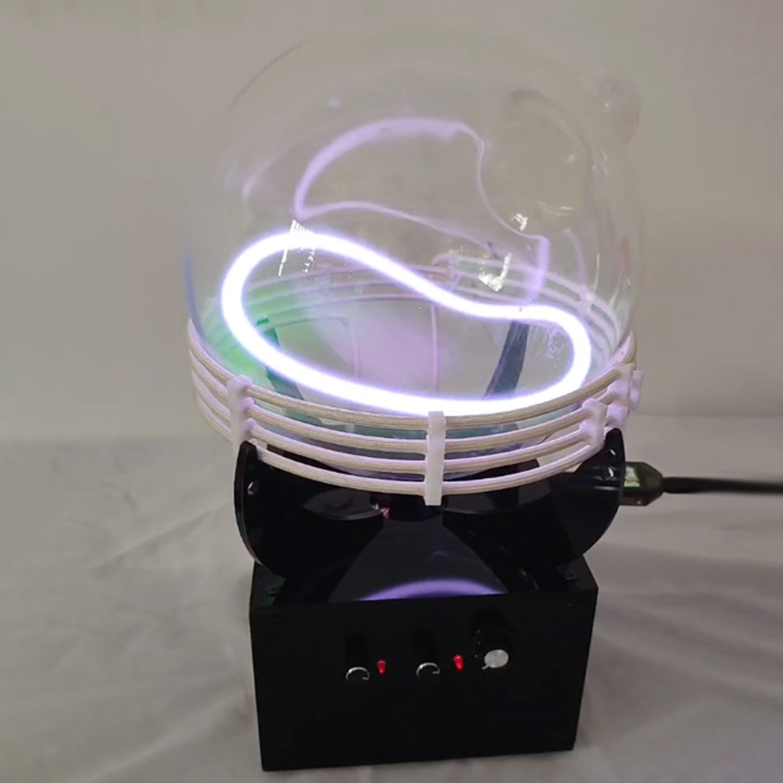 Xenon Gas Plasma Bead Generator Glow Ring Reactor Globe - stirlingkit