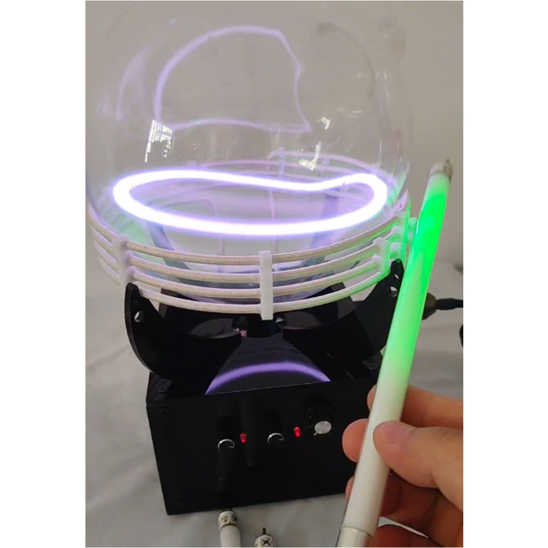 Xenon Gas Plasma Bead Generator Glow Ring Reactor Globe - stirlingkit