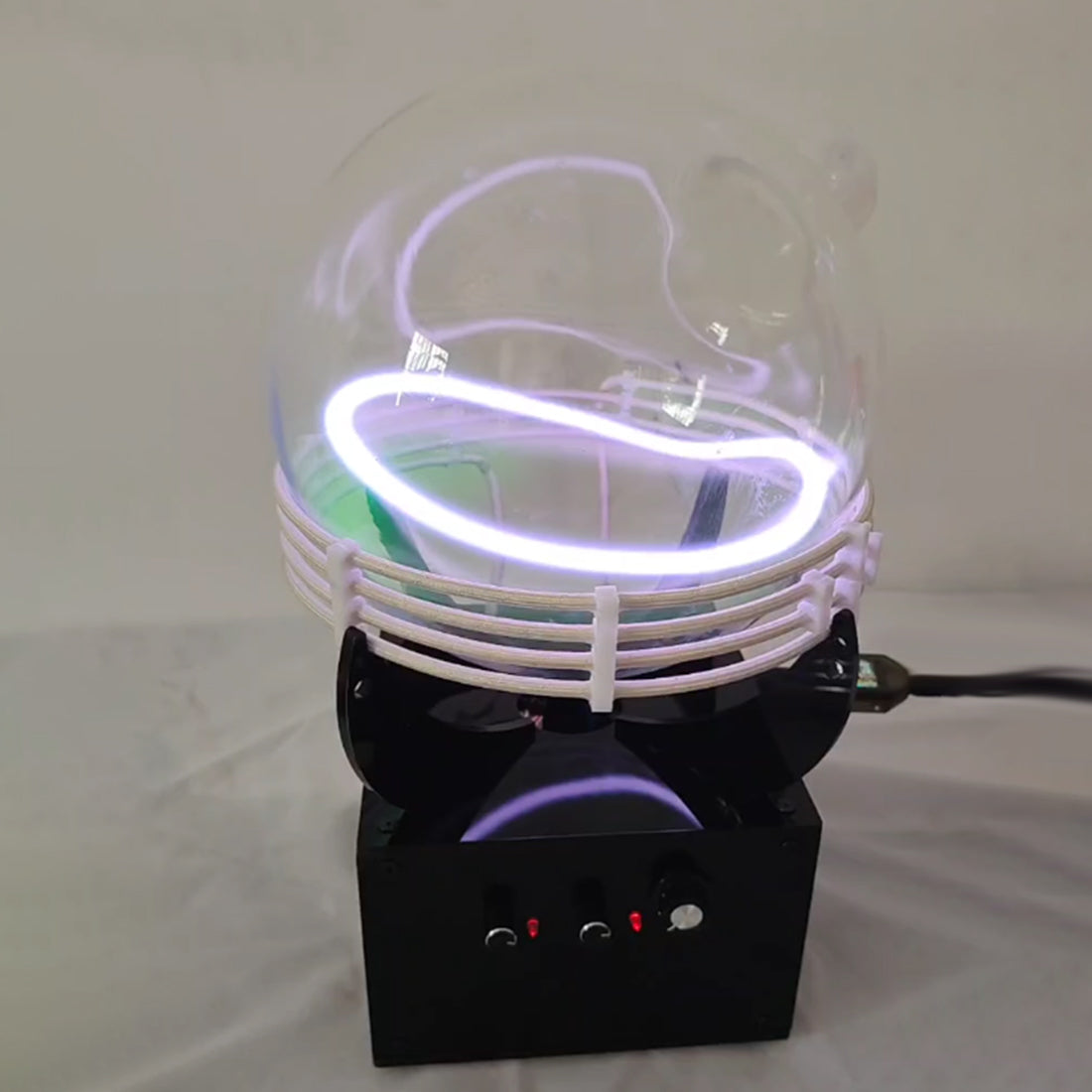 Xenon Gas Plasma Bead Generator Glow Ring Reactor Globe - stirlingkit
