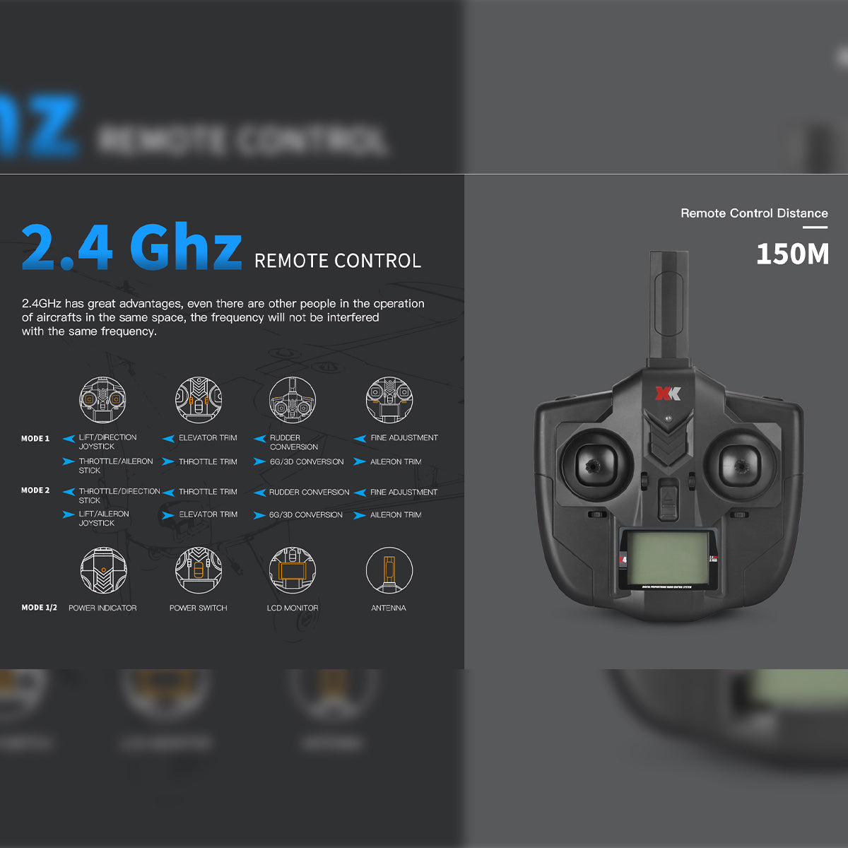 XK A160 J3 Skylark Cub 3D/6G 650mm Wingspan EPP Airplane RTF for Beginner - stirlingkit